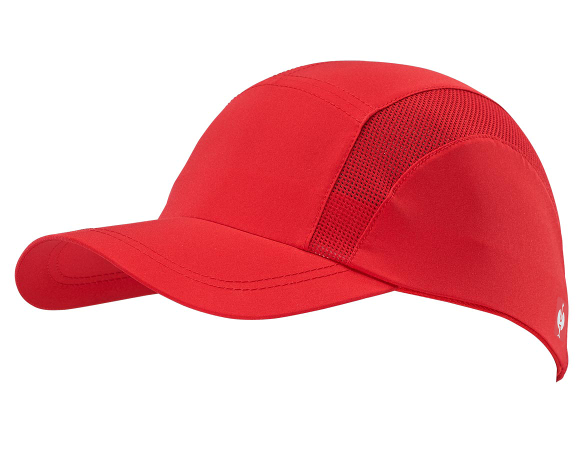Akcesoria: e.s. Funkcyjna czapka z daszkiem light + czerwony
