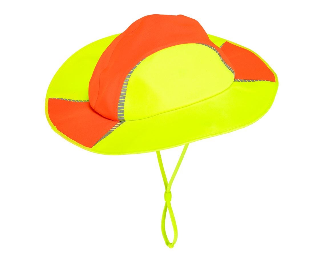 Tematy: Funkcyjny kapelusz p. deszczowy e.s.motion 2020 + pomarańczowy ostrzegawczy/żółty ostrzegawczy