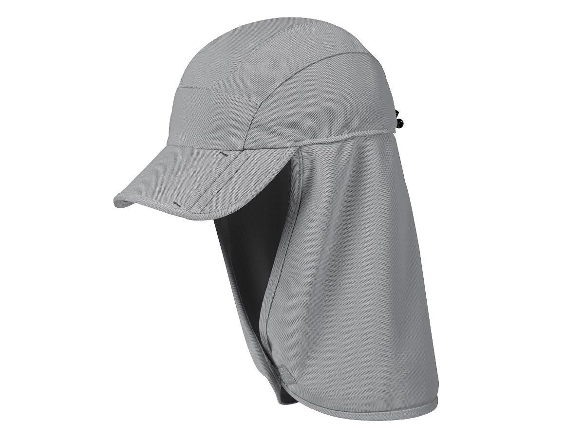 Akcesoria: e.s. Funkcyjna czapka z daszkiem UV + platynowy/antracytowy