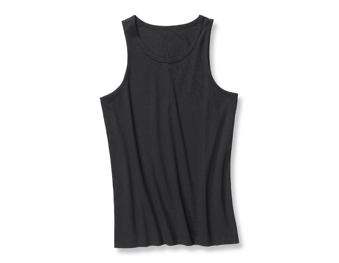 Bielizna | Odzież termoaktywna: e.s. cotton stretch Koszulka bokserka + czarny