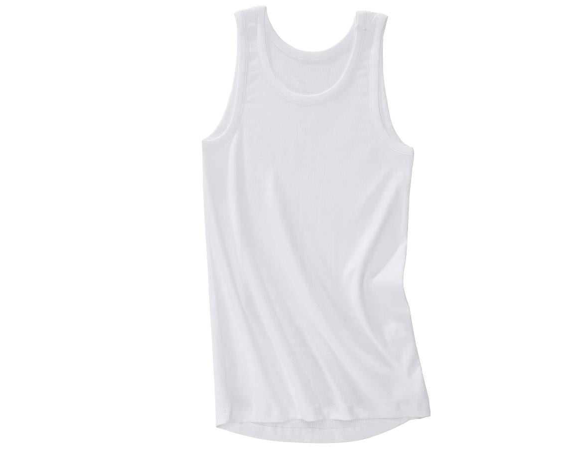 Bielizna | Odzież termoaktywna: Koszulka bokserka e.s. cotton rib + biały