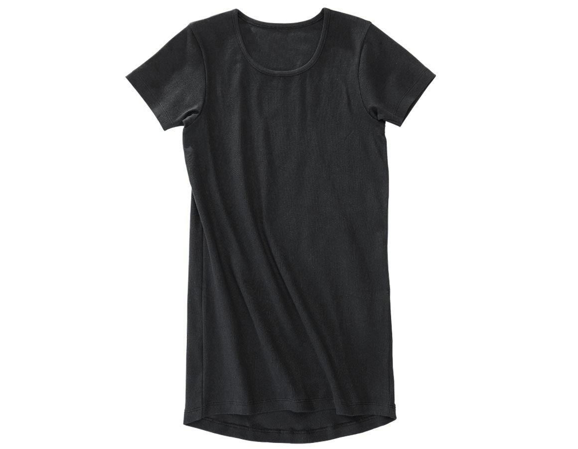 Bielizna | Odzież termoaktywna: e.s. Koszulka cotton rib + czarny