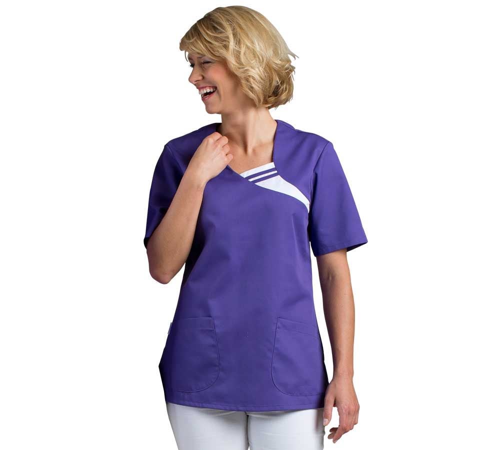 Koszulki | Pulower | Bluzki: Tunika medyczna Lorielle + purpurowy