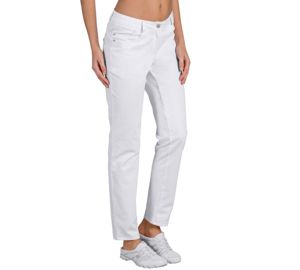 Spodnie robocze: Spodnie damskie Jessica + biały