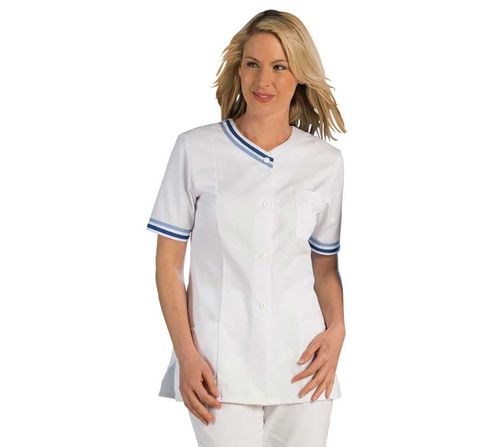 Koszulki | Pulower | Bluzki: Kasak Ulrike + biały/niebieski marine/jasnoniebieski