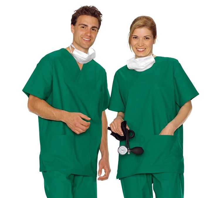 Koszulki | Pulower | Koszule: Kasak chirurgiczny + zielony