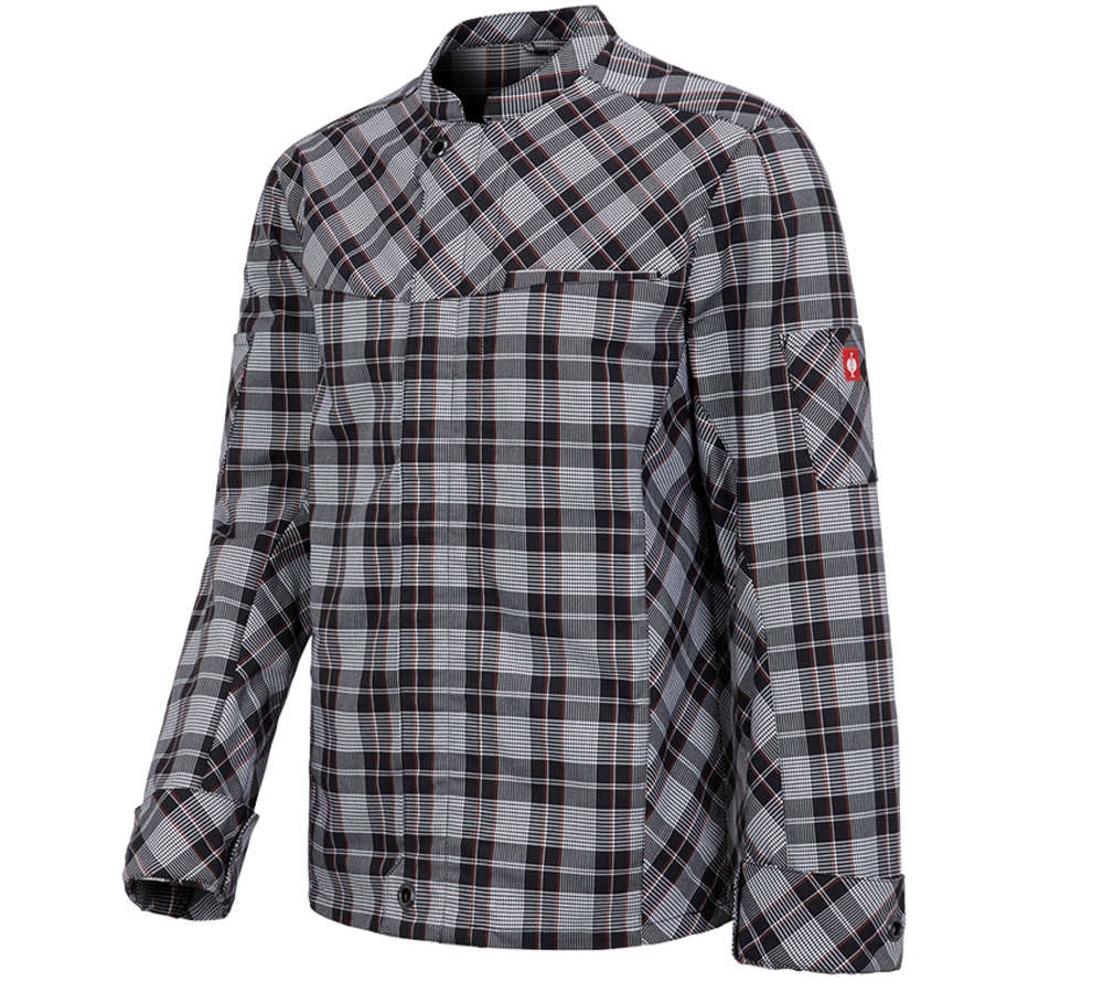 Koszulki | Pulower | Koszule: Bluza ochronna z długim rękawem e.s.fusion, męska + czarny/biały/czerwony