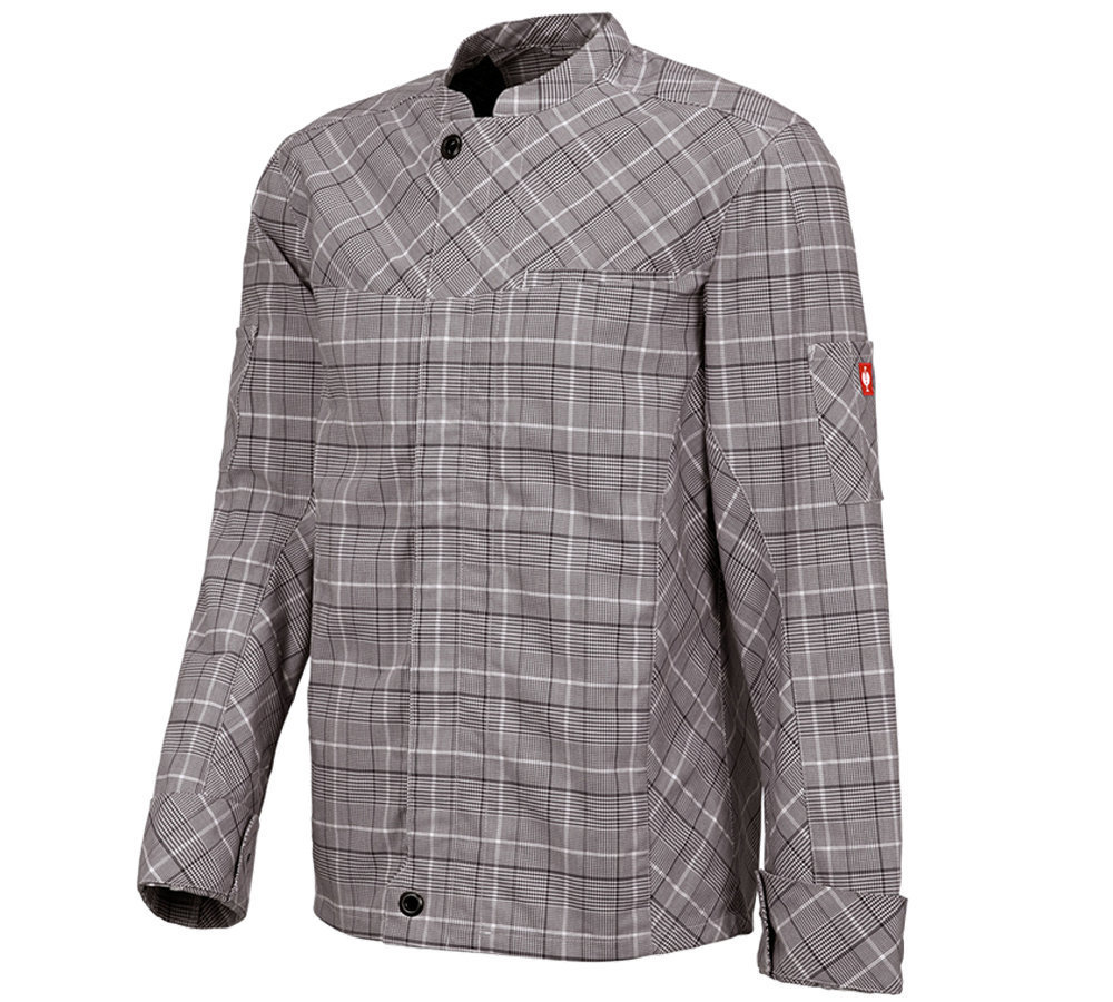 Koszulki | Pulower | Koszule: Bluza ochronna z długim rękawem e.s.fusion, męska + kasztanowy/biały