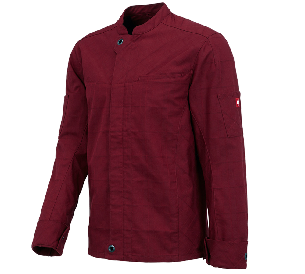 Kurtki robocze: Bluza ochronna z długim rękawem e.s.fusion, męska + rubinowy