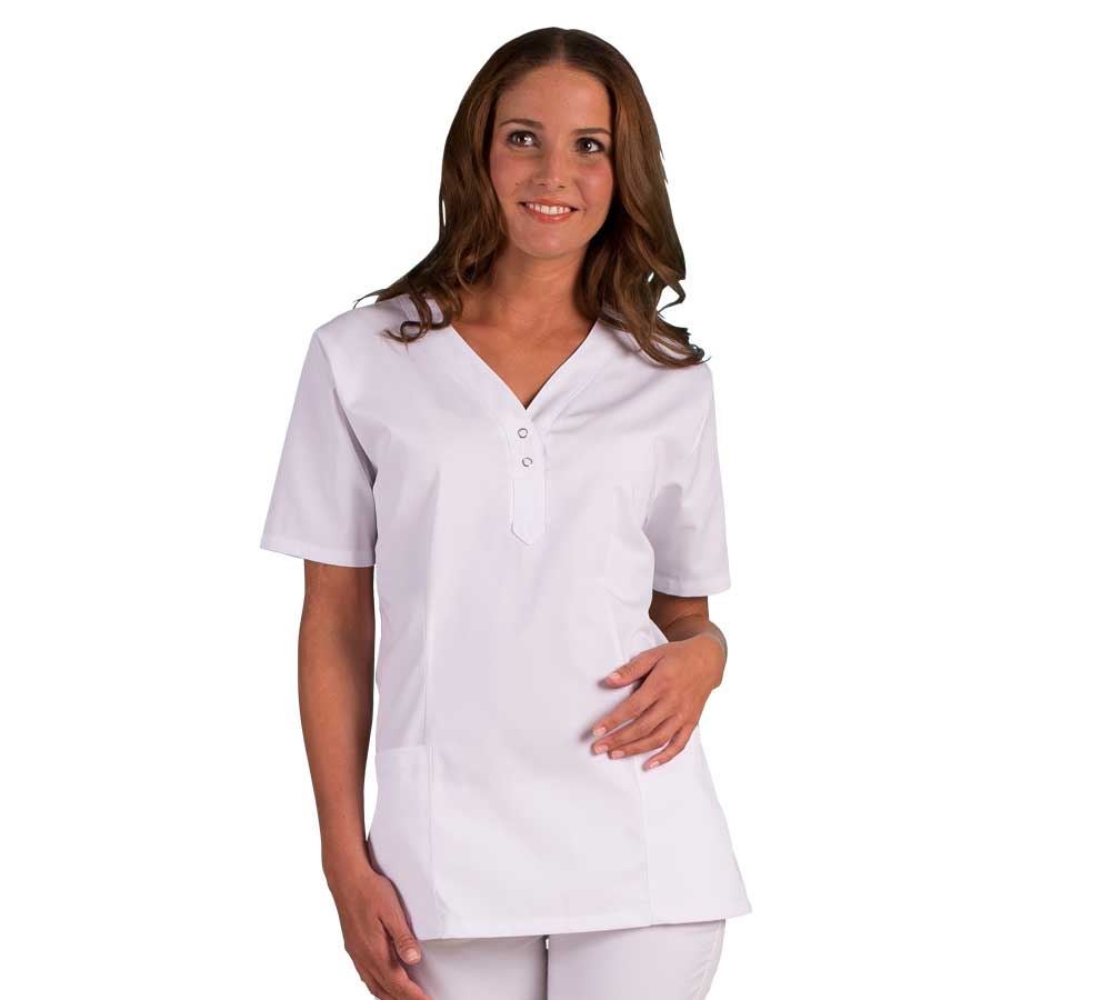 Koszulki | Pulower | Bluzki: Tunika medyczna Julica + biały