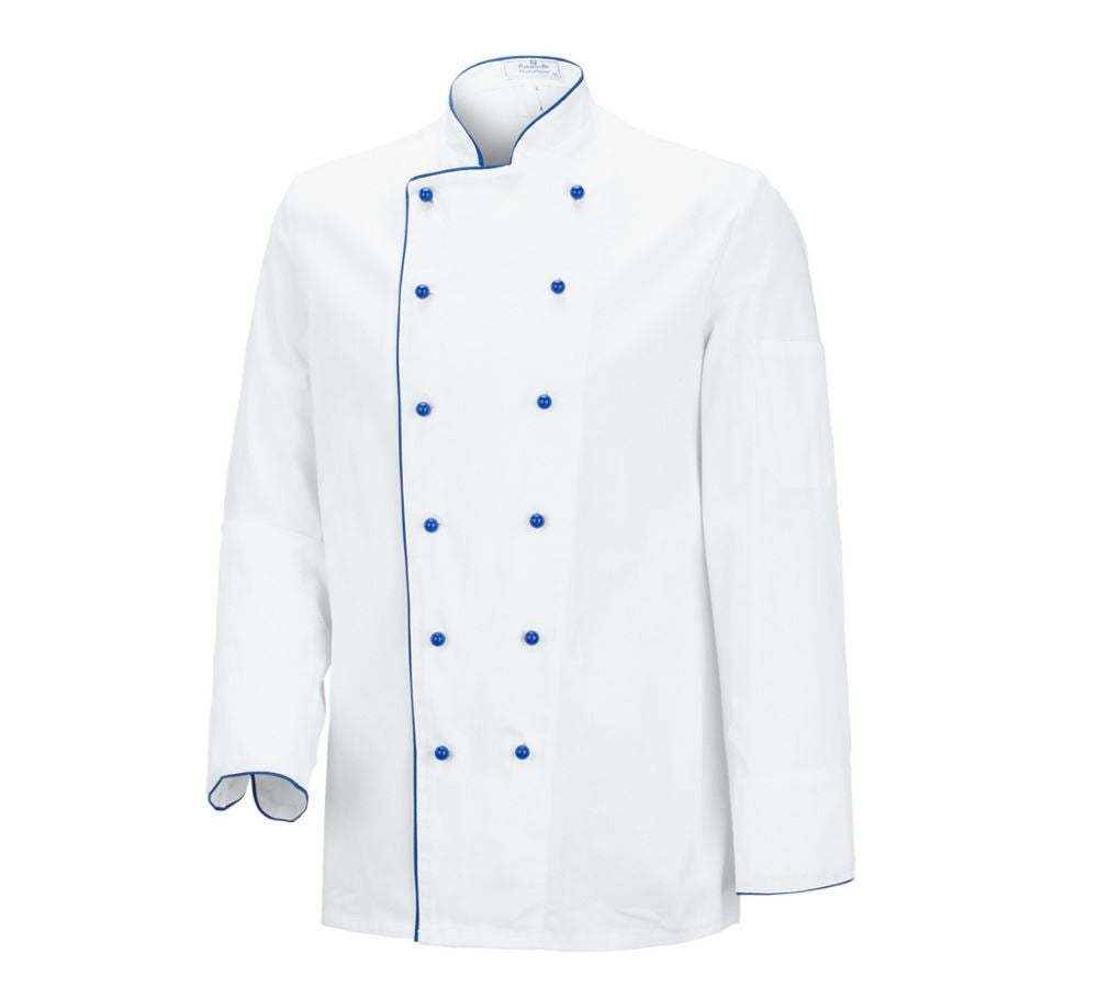 Koszulki | Pulower | Koszule: Bluza kucharska Image + biały/niebieski