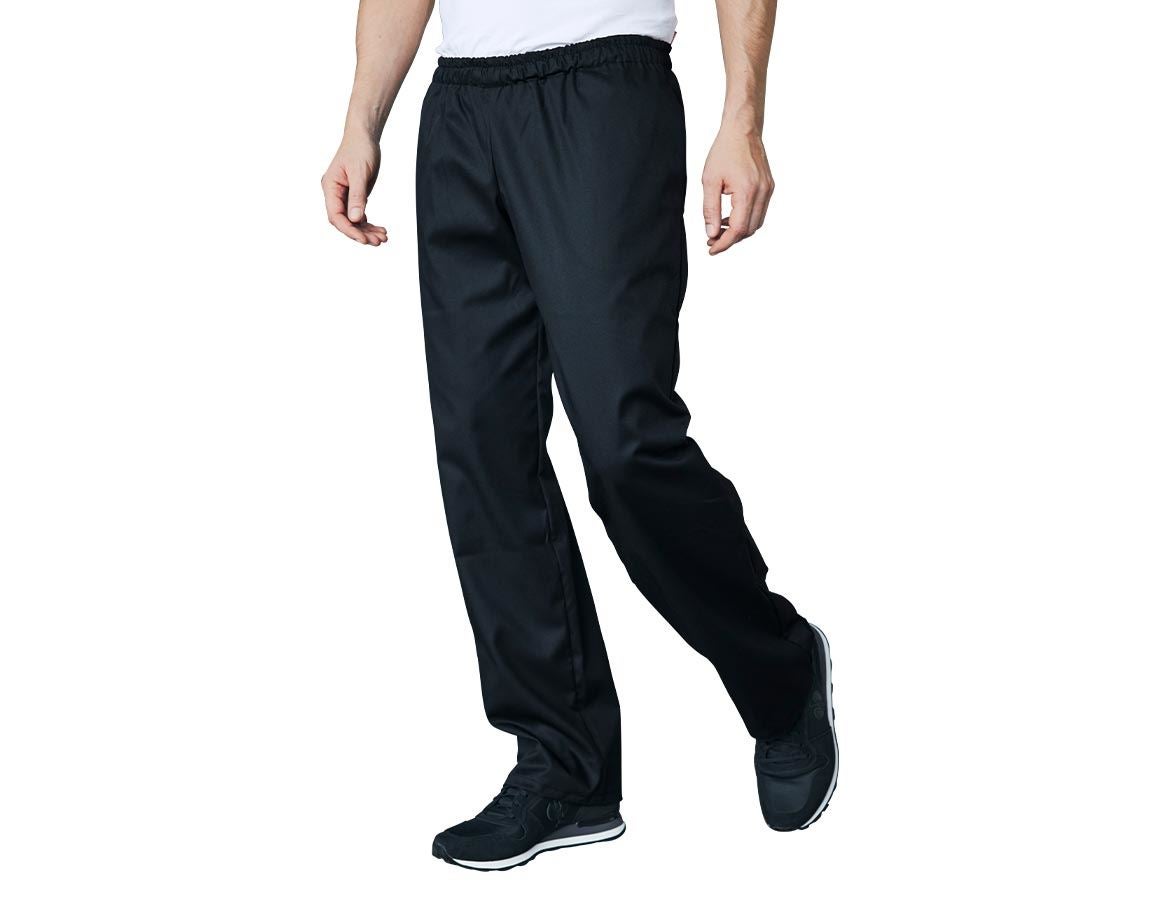 Spodnie robocze: Spodnie kucharskie Genf II + czarny