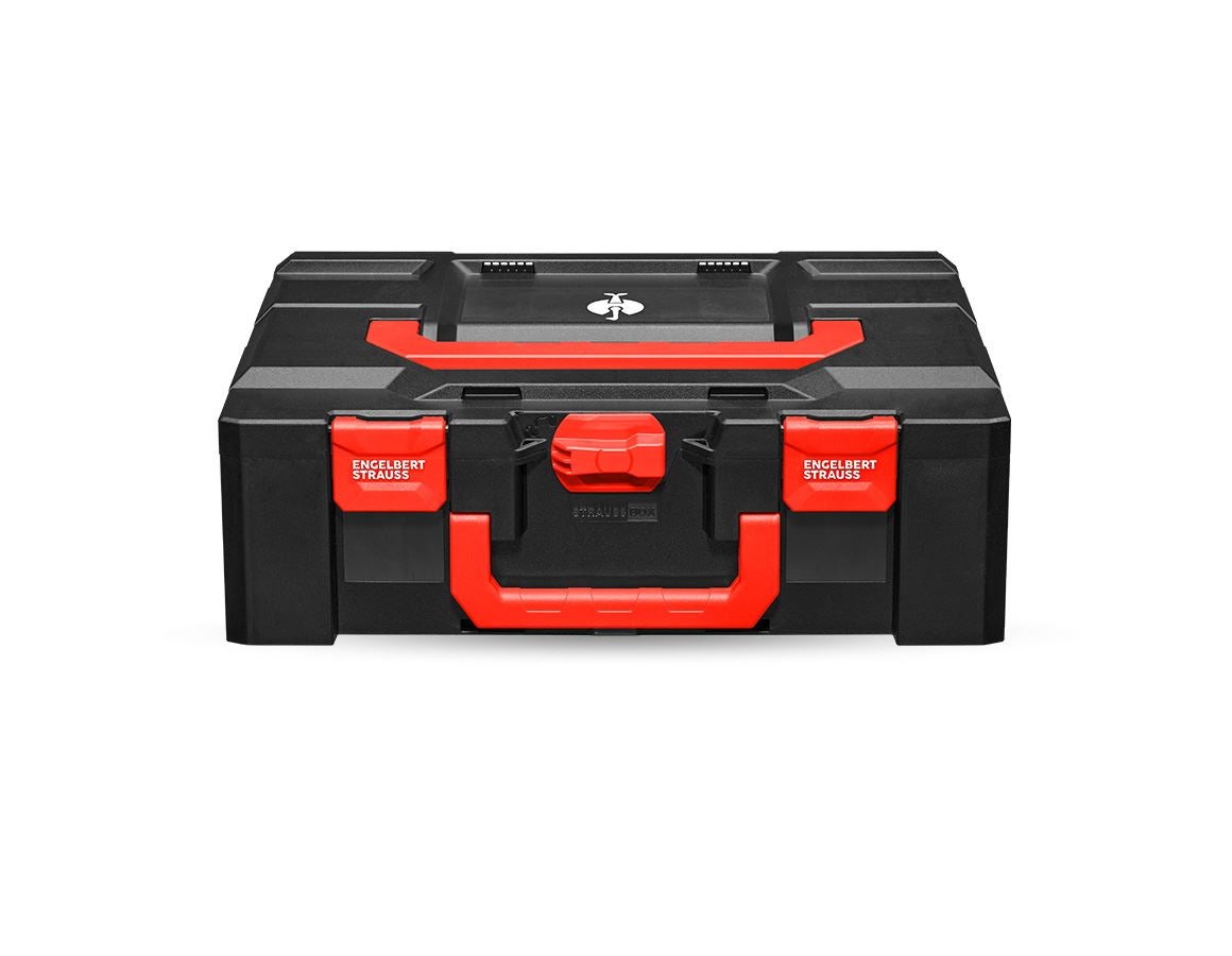 System STRAUSSbox: STRAUSSbox 165 large + czarny/czerwony