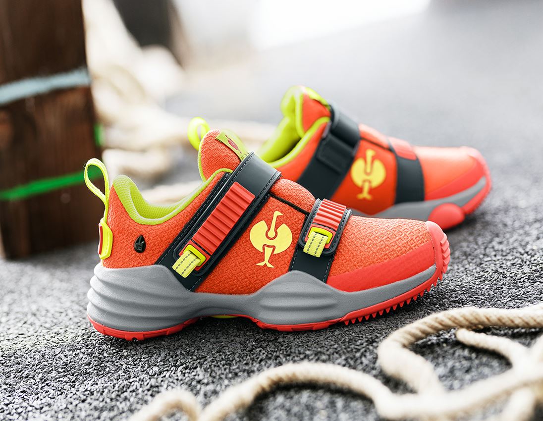 Obuwie dziecięce: Uniwersalne buty e.s. Waza, dziecięce + czerwony słoneczny/żółty ostrzegawczy