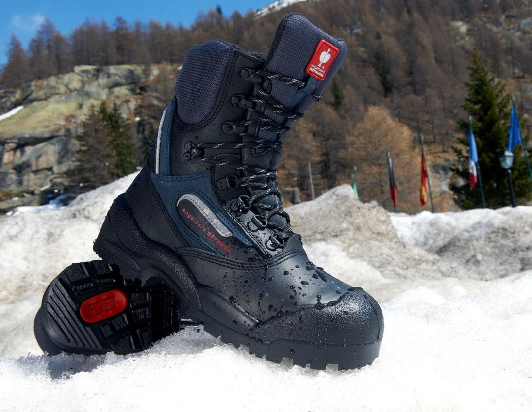 S3: S3 Zimowe buty bezpieczne wysokie Narvik II + czarny