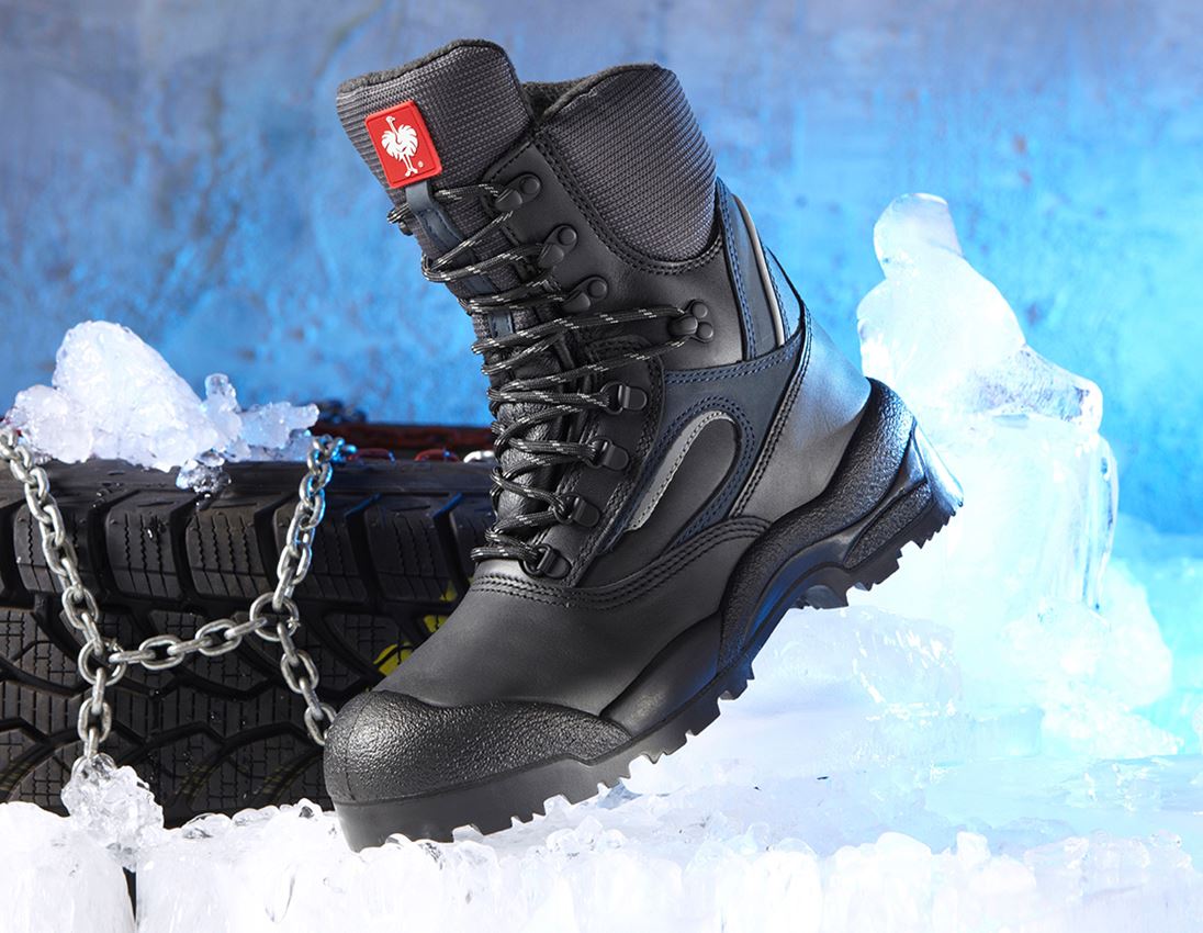 S3: S3 Zimowe buty bezpieczne wysokie Narvik II + czarny 1