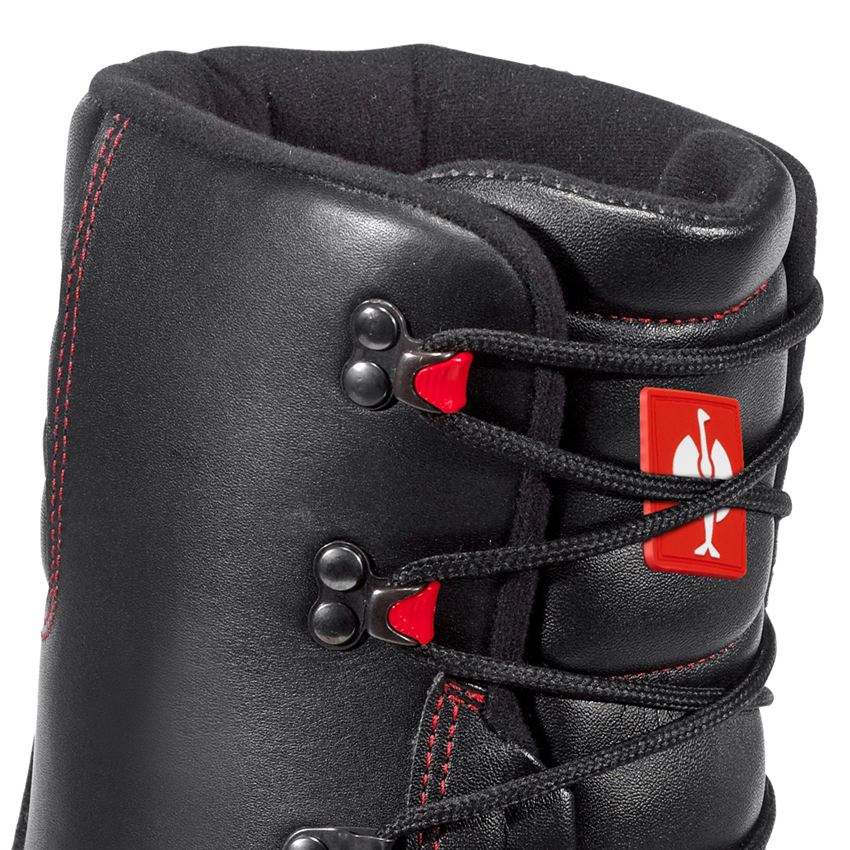 S3: S3 Zimowe buty bezpieczne wysokie Comfort 12 + czarny/czerwony 2