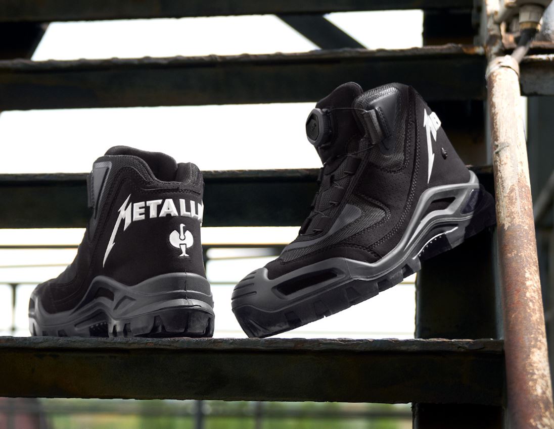 S3: Metallica safety boots + czarny