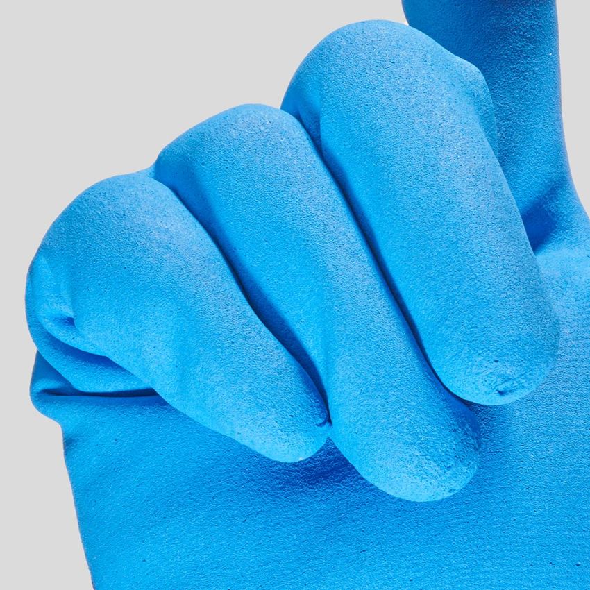 Rękawice powlekane: e.s. Rękawice nitrylowe evertouch winter + niebieski/granatowy-melanżowy 2
