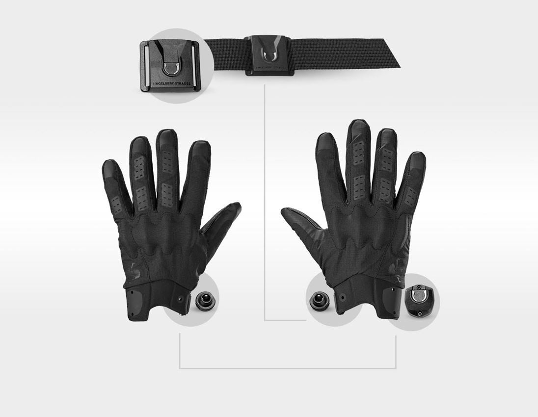 e.s.tool concept: Uchwyt na rękawice e.s.tool concept + czarny 1