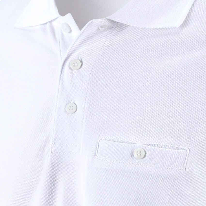 Tematy: e.s. Koszulka polo długi rękaw cotton Pocket + biały 2
