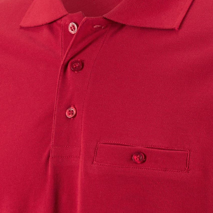 Koszulki | Pulower | Koszule: e.s. Koszulka polo długi rękaw cotton Pocket + czerwony 2