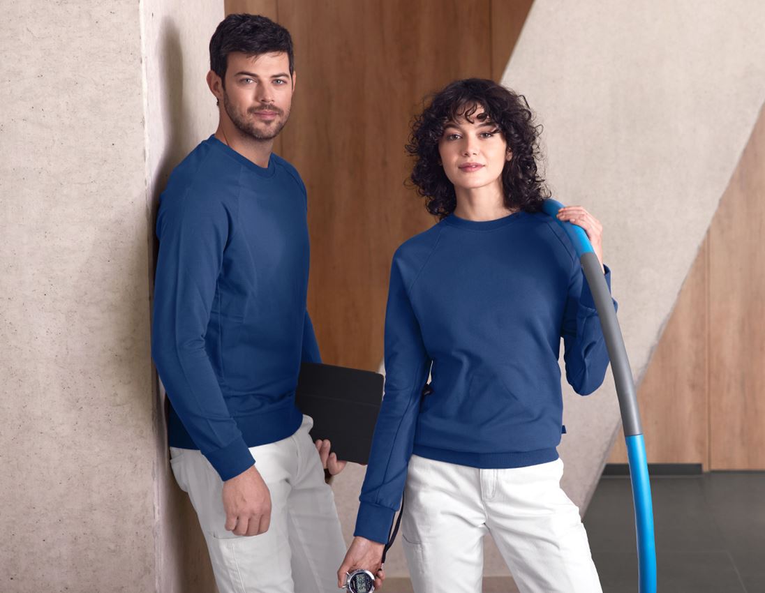 Koszulki | Pulower | Bluzki: e.s. Bluza cotton stretch, damska + błękit alkaliczny 1