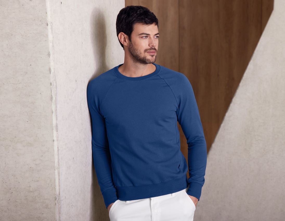 Koszulki | Pulower | Koszule: e.s. Bluza cotton stretch + błękit alkaliczny
