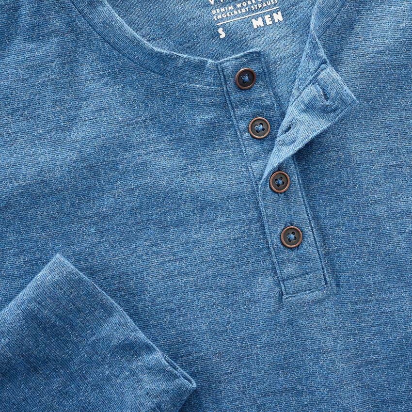 Koszulki | Pulower | Koszule: Bluzka długi rękaw e.s.vintage + niebieski arktyczny melanżowy 2