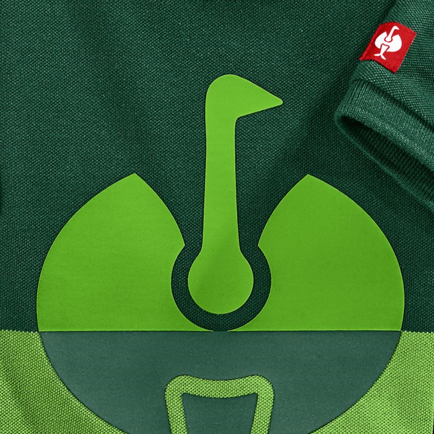 Tematy: Koszulka z piki e.s. colourblock, dziecięca + zielony/zielony morski 2