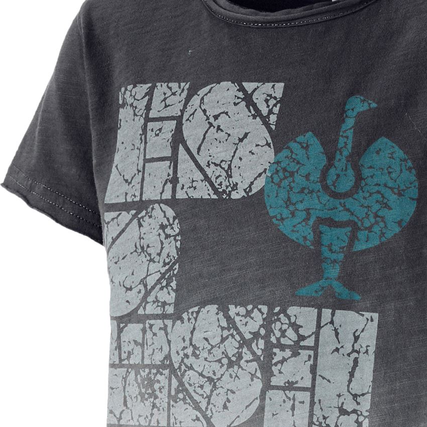 Koszulki | Pulower | Bluzki: e.s. Koszulka denim workwear, dziecięca + czerń żelazowa vintage 2