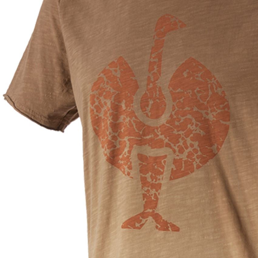 Koszulki | Pulower | Koszule: e.s. Koszulka workwear ostrich + jasnobrązowy vintage 2