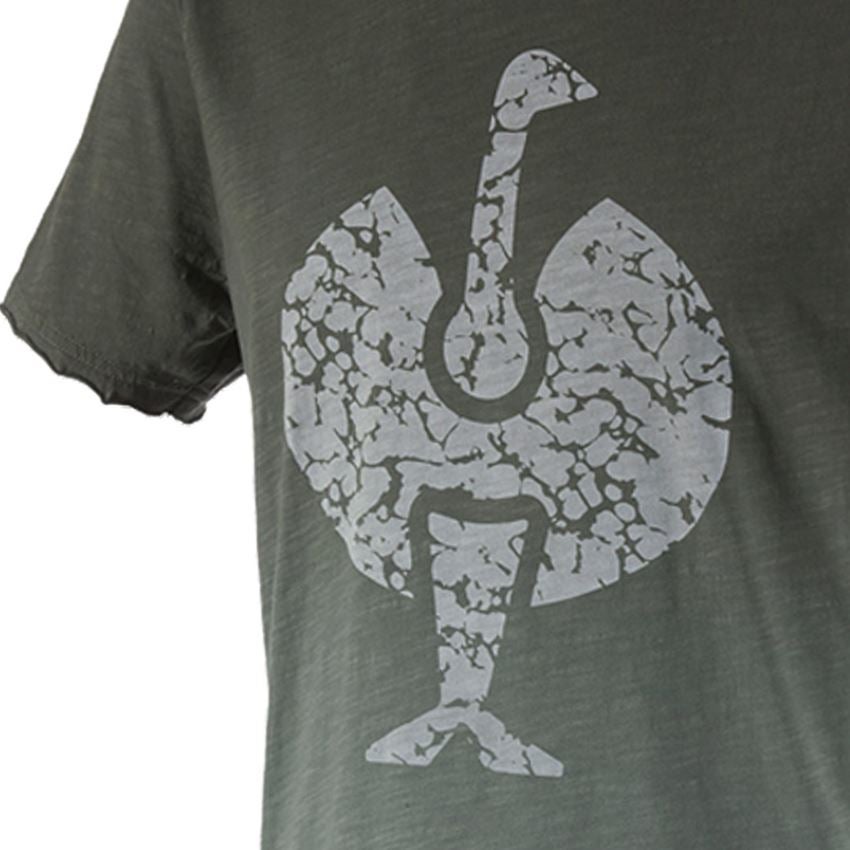 Koszulki | Pulower | Koszule: e.s. Koszulka workwear ostrich + zielony kamuflażowy vintage 2