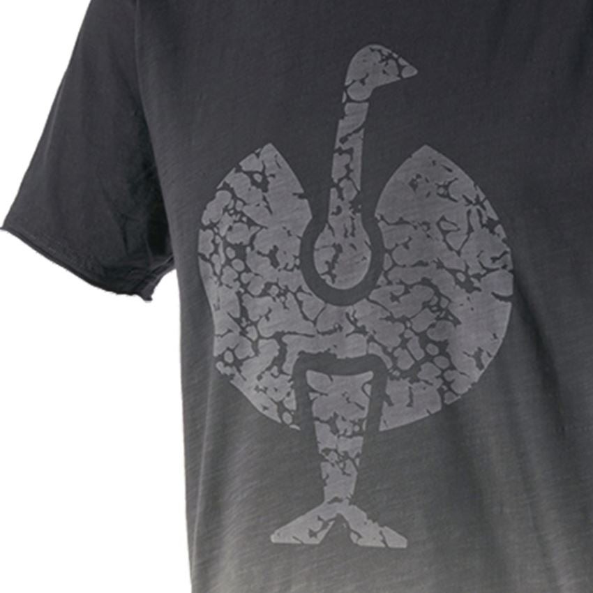 Koszulki | Pulower | Koszule: e.s. Koszulka workwear ostrich + czerń żelazowa vintage 2