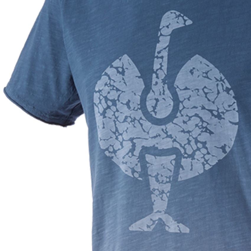 Koszulki | Pulower | Koszule: e.s. Koszulka workwear ostrich + niebieski antyczny vintage 2