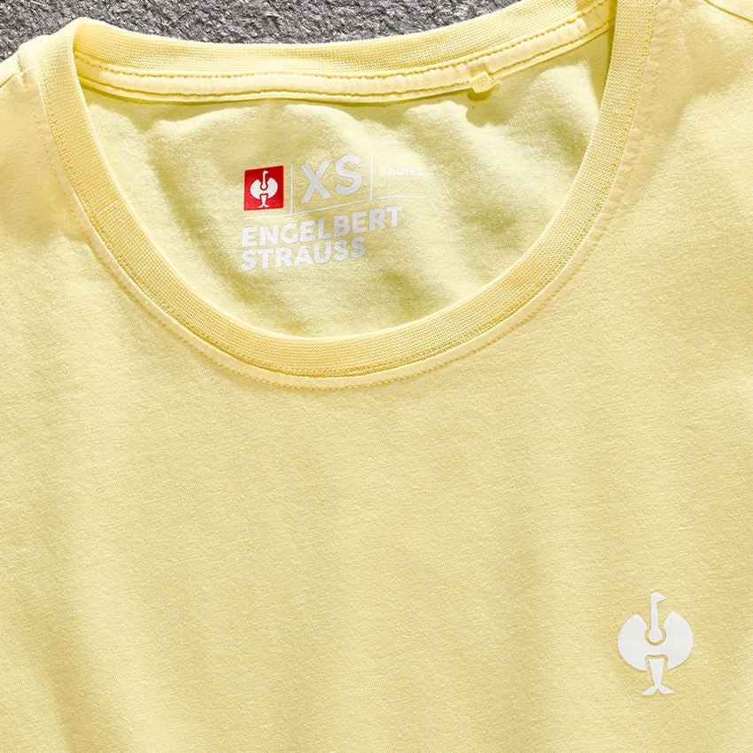 Koszulki | Pulower | Bluzki: Koszulka e.s.motion ten pure, damska + jasnożółty vintage 2