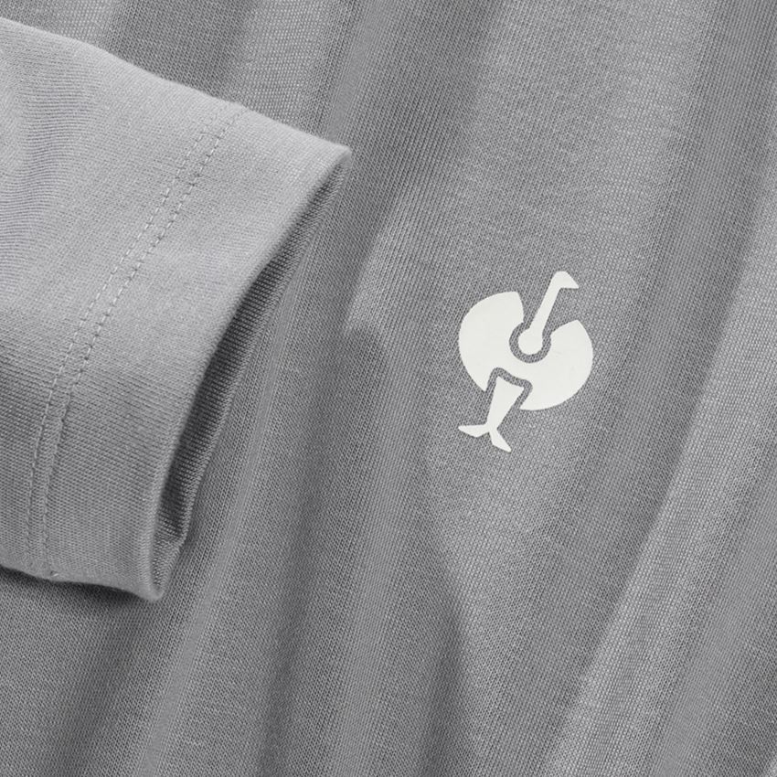 Koszulki | Pulower | Koszule: Modal-Bluzka długi rękaw e.s.concrete + perłowoszary 2