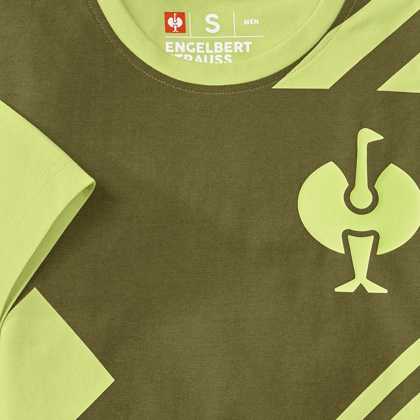 Tematy: Koszulka e.s.trail graphic + zielony jałowcowy/zielony limonkowy 2