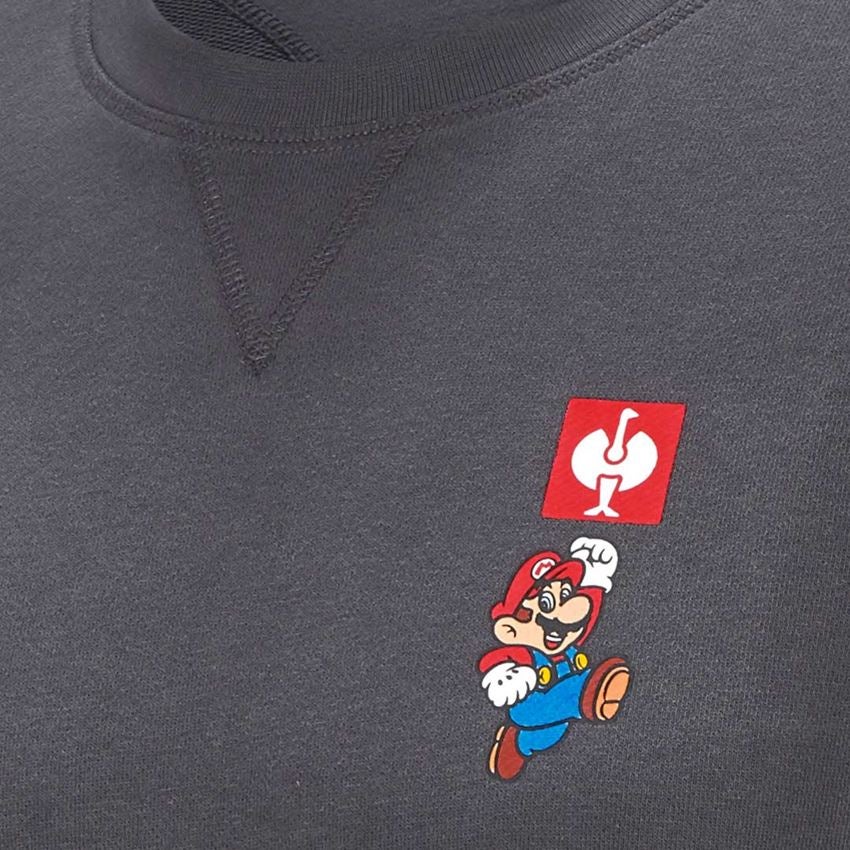 Koszulki | Pulower | Koszule: Super Mario Bluza, męska + antracytowy 2