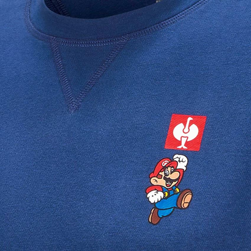 Koszulki | Pulower | Koszule: Super Mario Bluza, męska + błękit alkaliczny 2