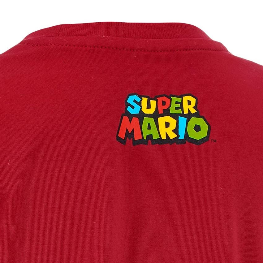 Koszulki | Pulower | Bluzki: Super Mario Koszulka, dziecięca + ognistoczerwony 2