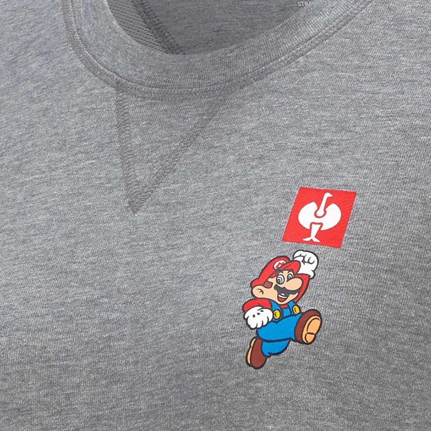 Koszulki | Pulower | Bluzki: Super Mario Bluza, damska + szary melanżowy 2