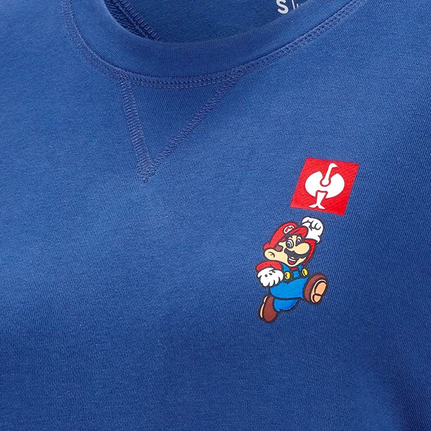 Koszulki | Pulower | Bluzki: Super Mario Bluza, damska + błękit alkaliczny 2