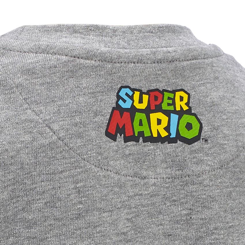 Koszulki | Pulower | Bluzki: Super Mario Bluza, dziecięca + szary melanżowy 2