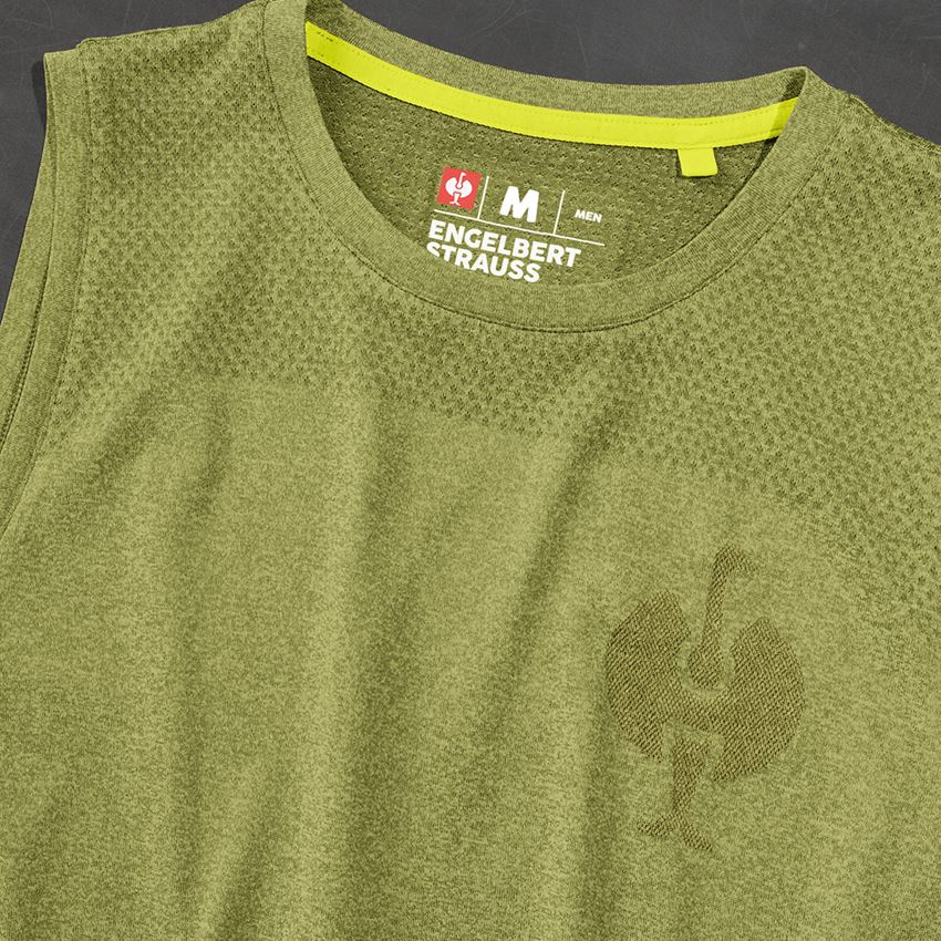 Odzież: Koszulka sportowa seamless e.s.trail + zielony jałowcowy melanżowy 2