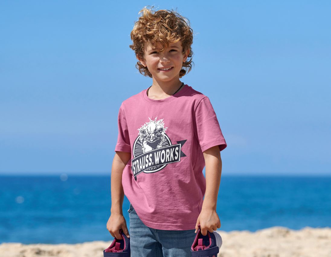 Koszulki | Pulower | Bluzki: e.s. Koszulka strauss works, dziecięca + różowy tara