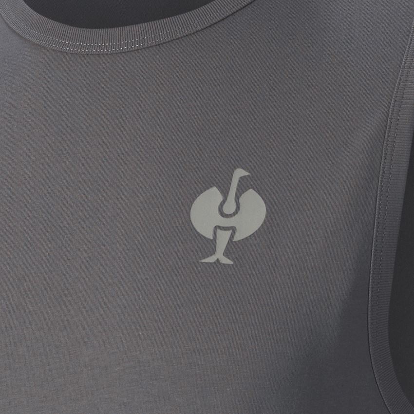 Odzież: Koszulka sportowa e.s.iconic + karbonowym szary 2