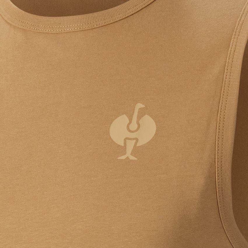 Odzież: Koszulka sportowa e.s.iconic + migdałowy brąz 2