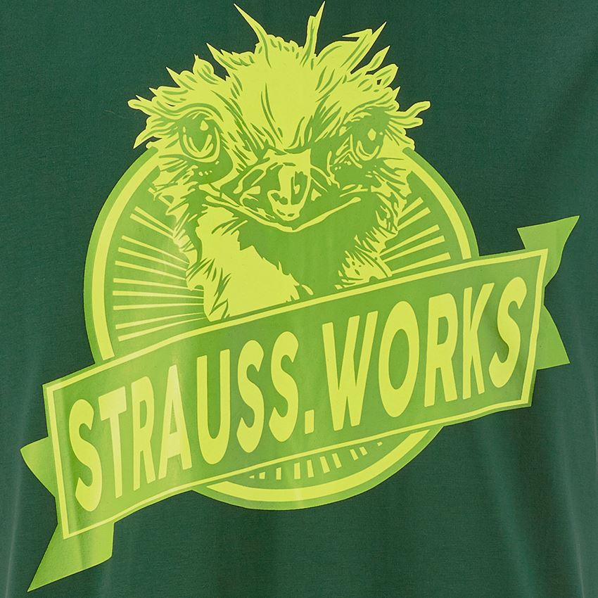 Odzież: e.s. Koszulka strauss works + zielony 2