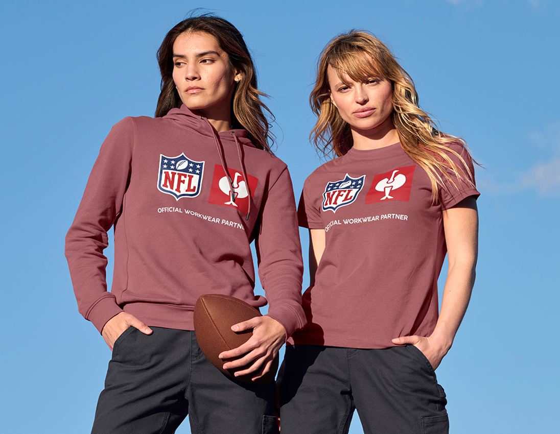 Współpraca: NFL T-Shirt cotton, ladies + czerwony tlenkowy 2